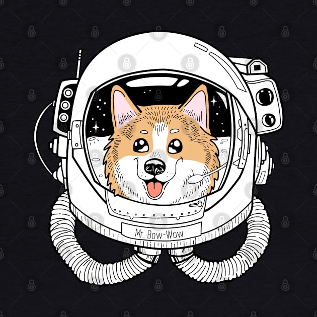 Nasa Space Corgi by SuperrSunday